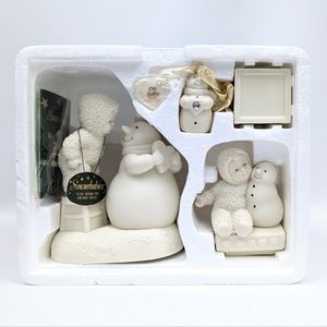 NIB Department 56 Snowbabies You Make My Heart Sing Three Piece Set 2002 Retired